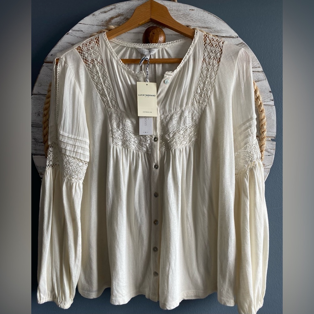Lucky Brand Pheasant Top - Picture 14 of 16